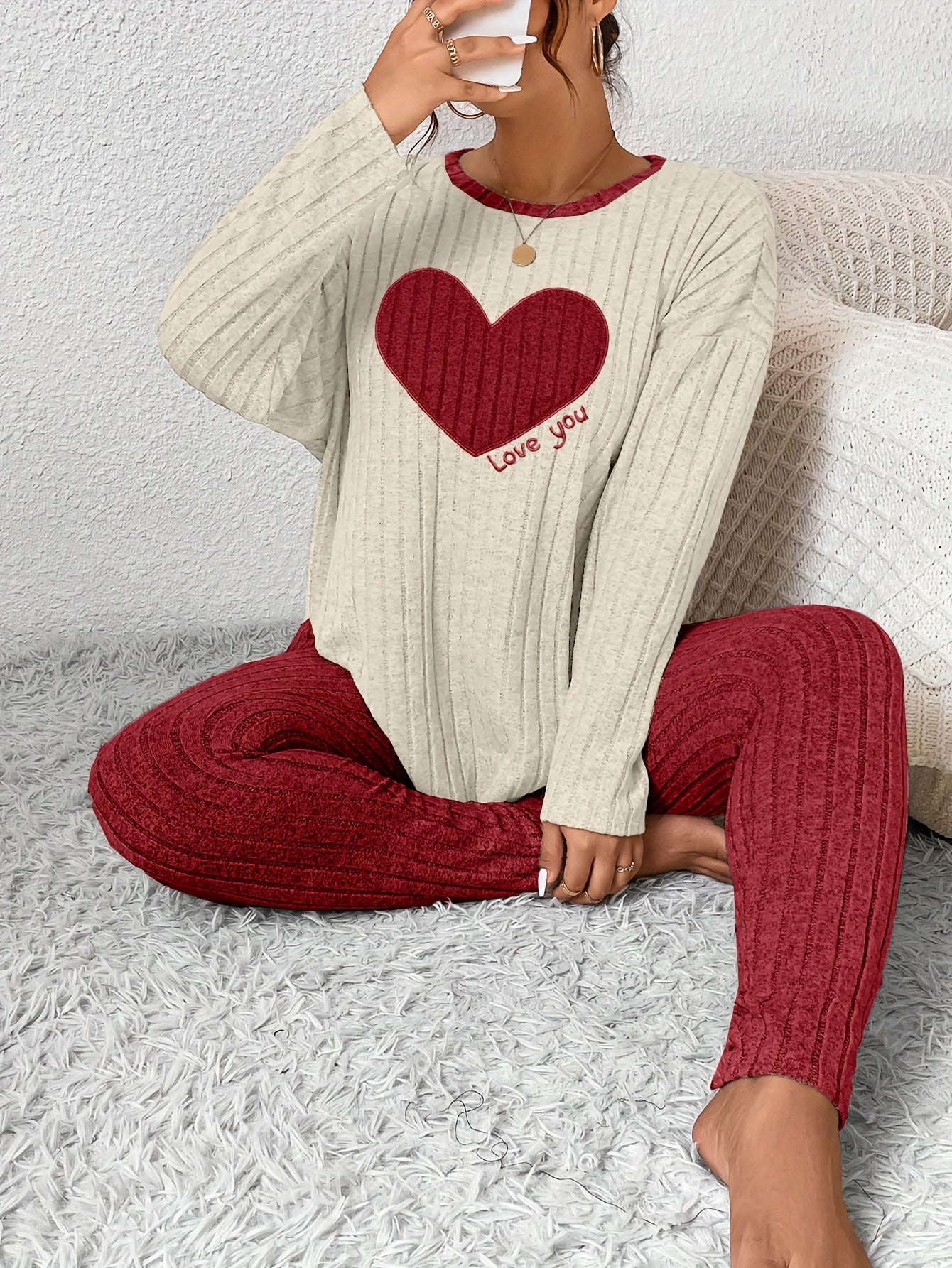 Javelle - Comfort Relax Heart Loungewear Set