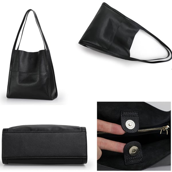 Corinne - Sac à épaule en cuir élégant et spacieux