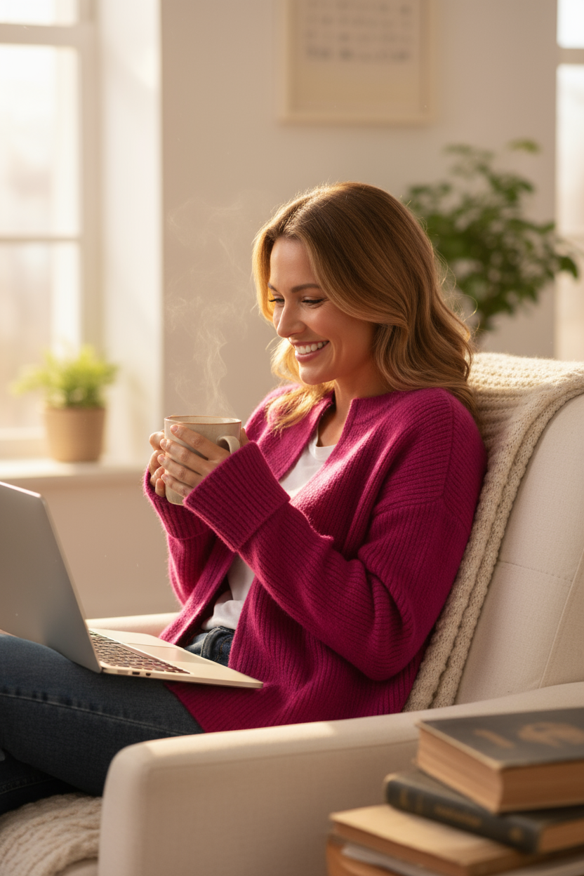 Faylora - Gilet Décontracté En Tricot Léger Pour L’Automne