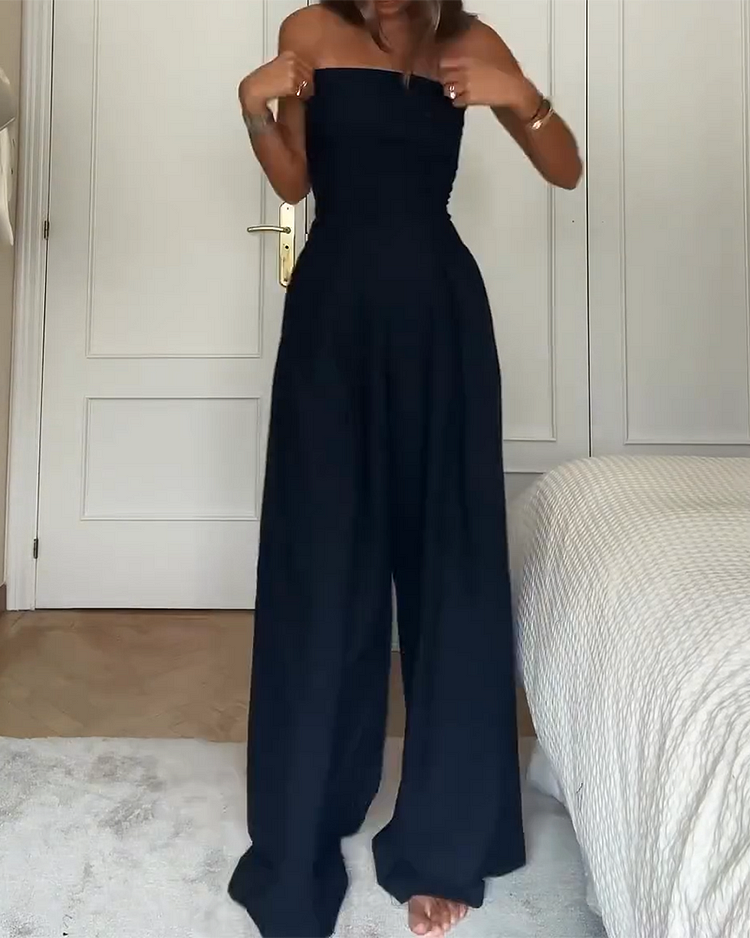 Marta - Elegant Off-Shoulder Jumpsuit