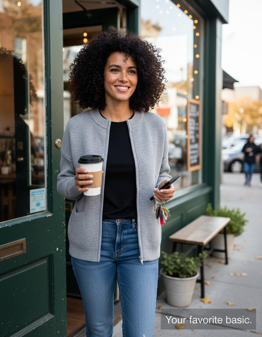 Faylora - Gilet Décontracté En Tricot Léger Pour L’Automne