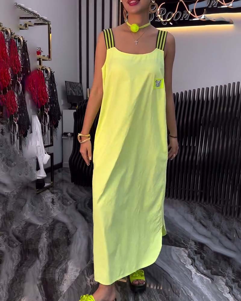Nyelle - Robe bretelles séparées lâche
