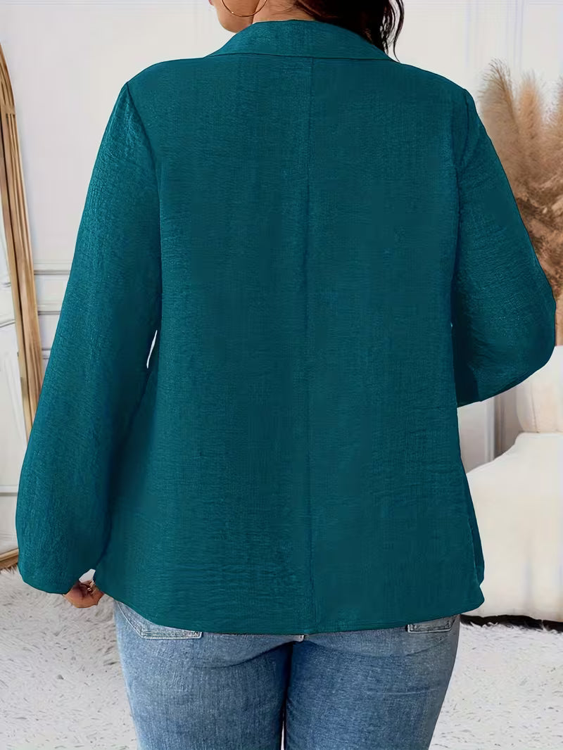 Elmyra - Elegant Button-Down Flowy Shirt