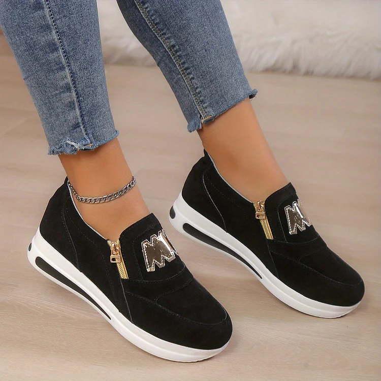 Nella - Chaussures Orthopédiques Confortables avec Plateforme Casual Slip-on pour Femme