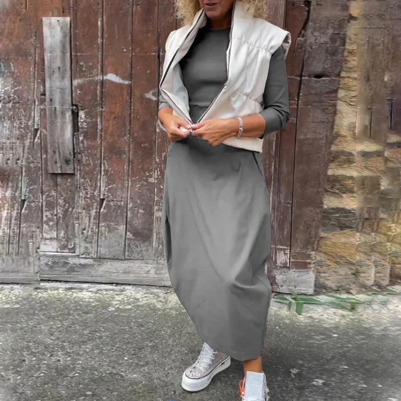 Selindrae - Robe femme avec poche élégante