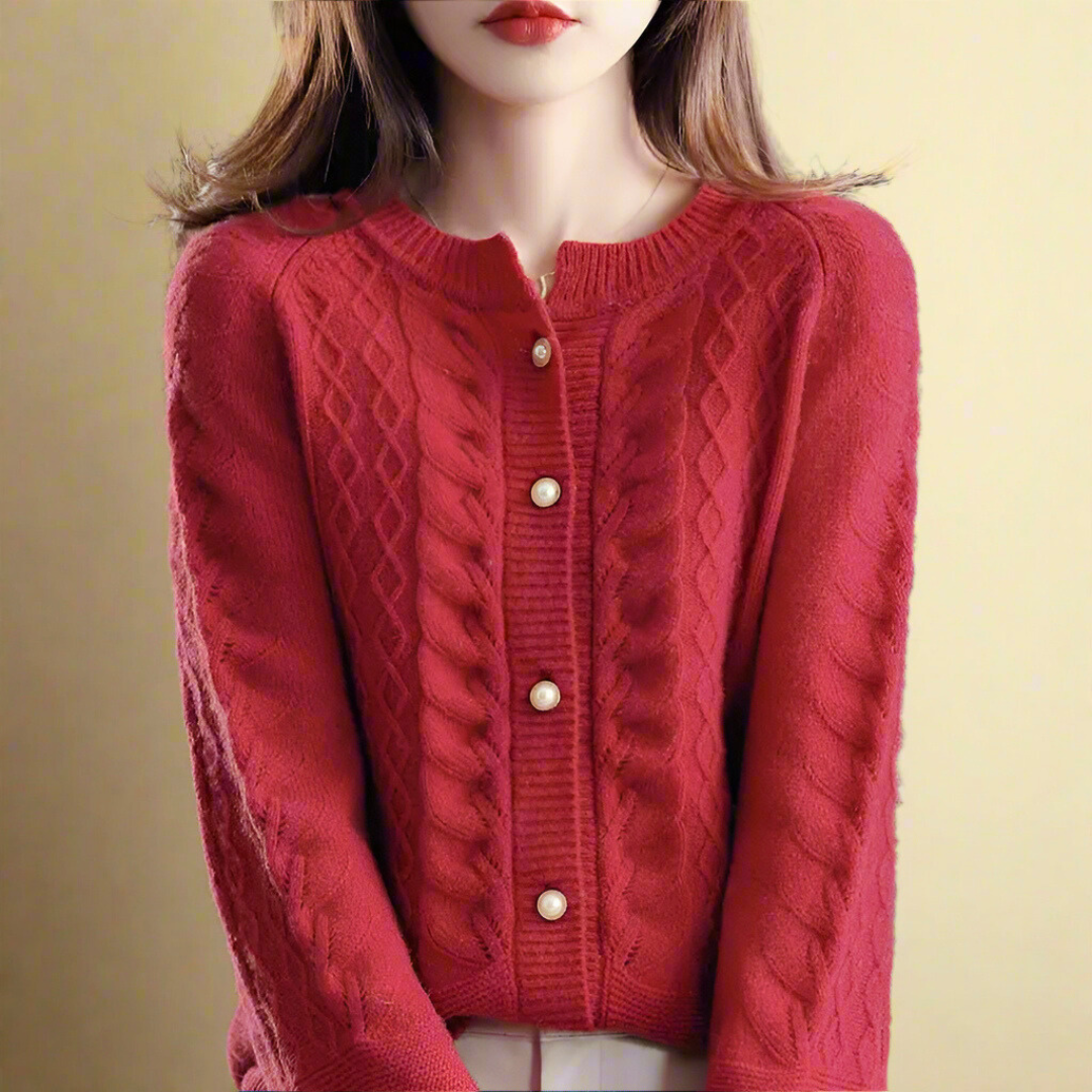 Alexandrine - Women's Round Neck Wool Vest