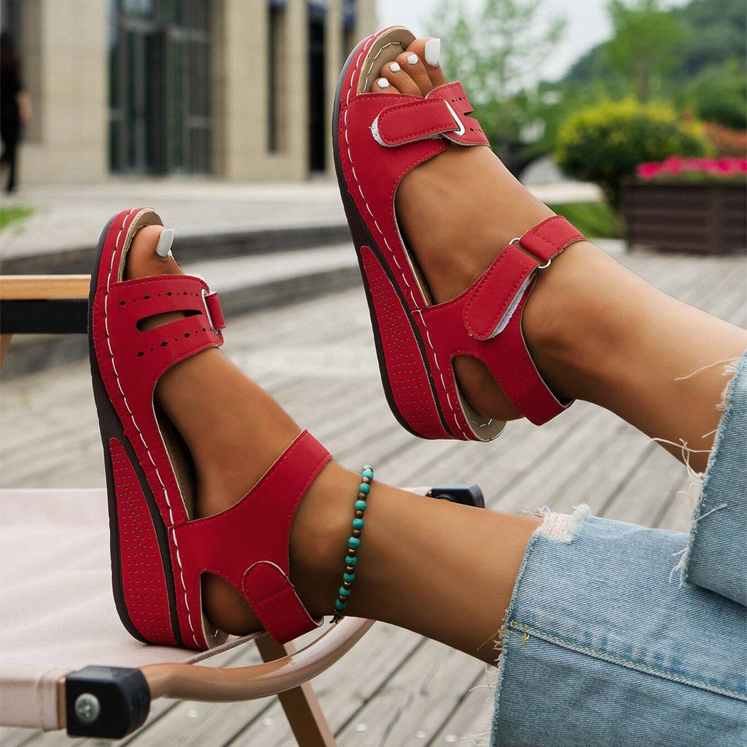 Nolwenn™ - Comfortable and Elegant Sport Wedge Sandals