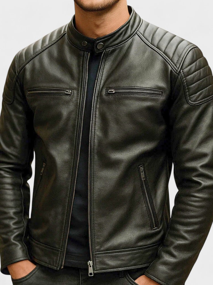 Xavier - Men's Vintage Leather Jacket