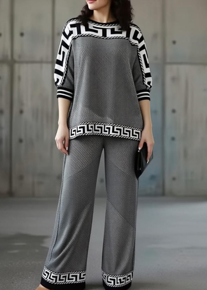 Thaliravonne - Retro Chic Two-Piece Set