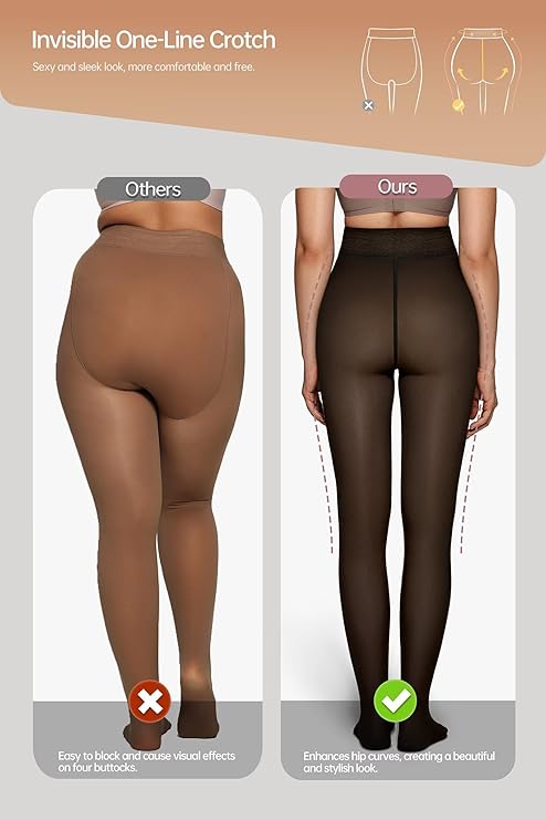 Dalira - Ultra-warm velvet-effect tights for autumn