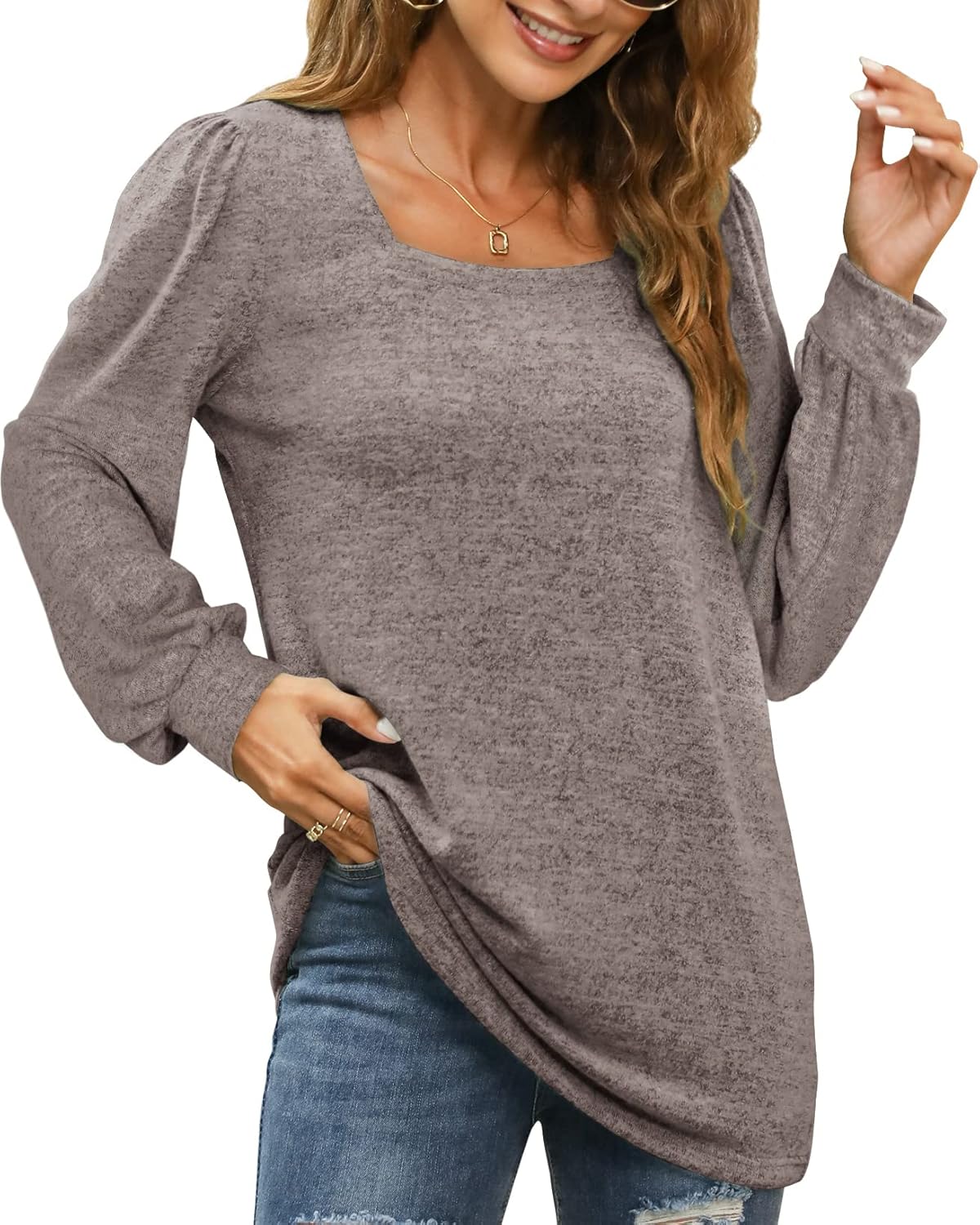 Maëlys - Women's Casual Long Sleeve Top