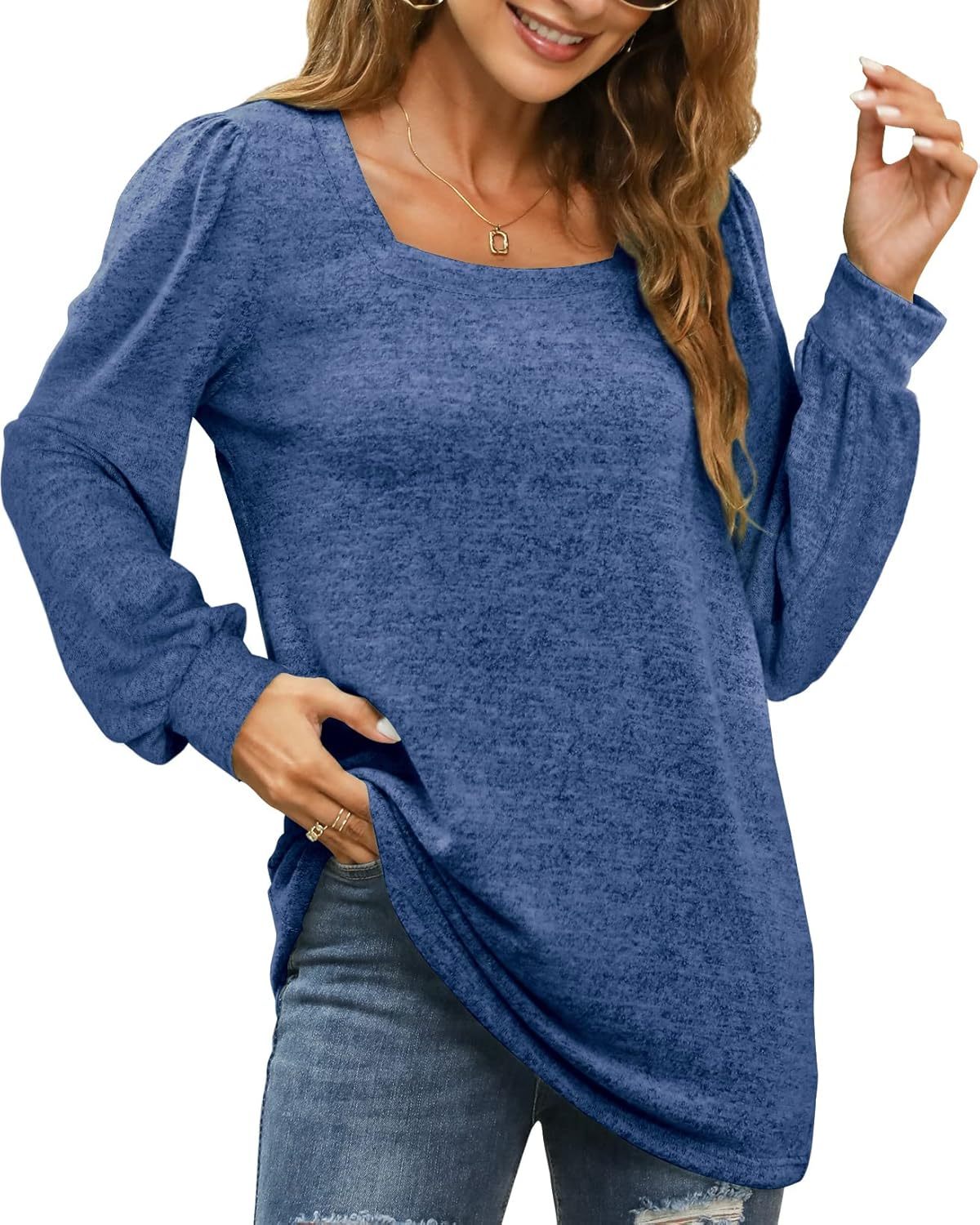 Maëlys - Women's Casual Long Sleeve Top