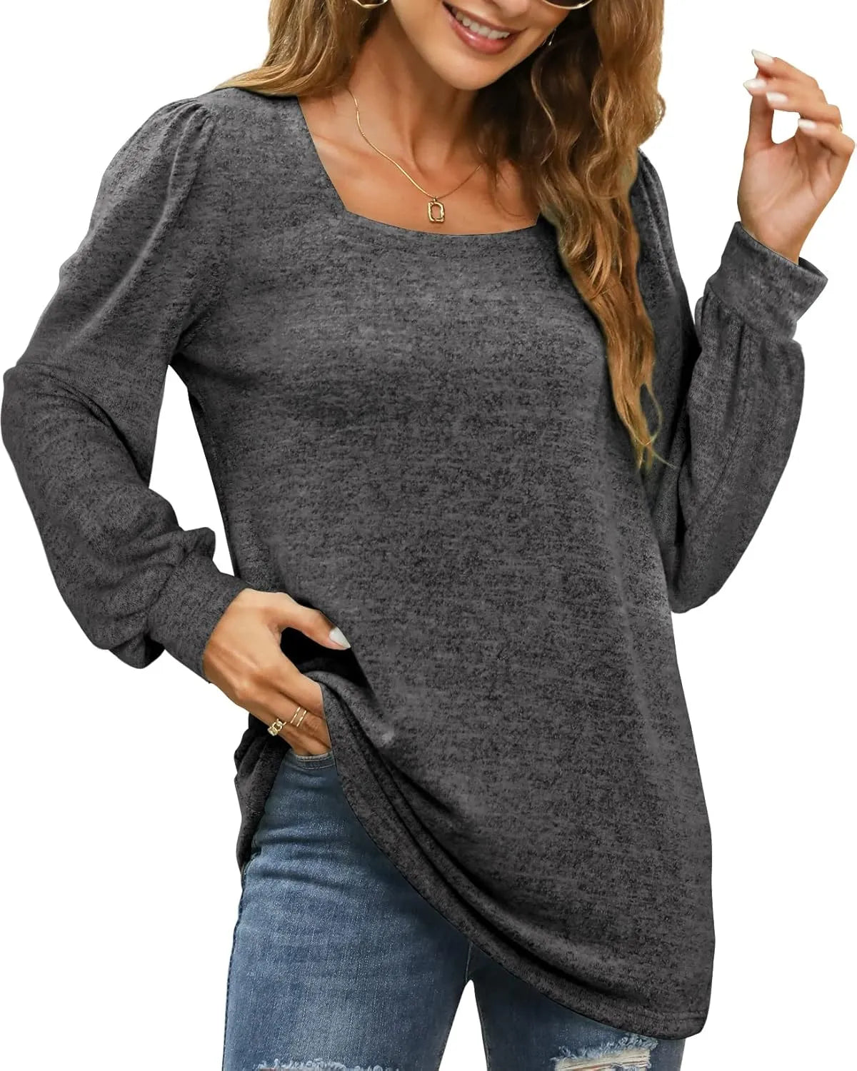 Maëlys - Women's Casual Long Sleeve Top