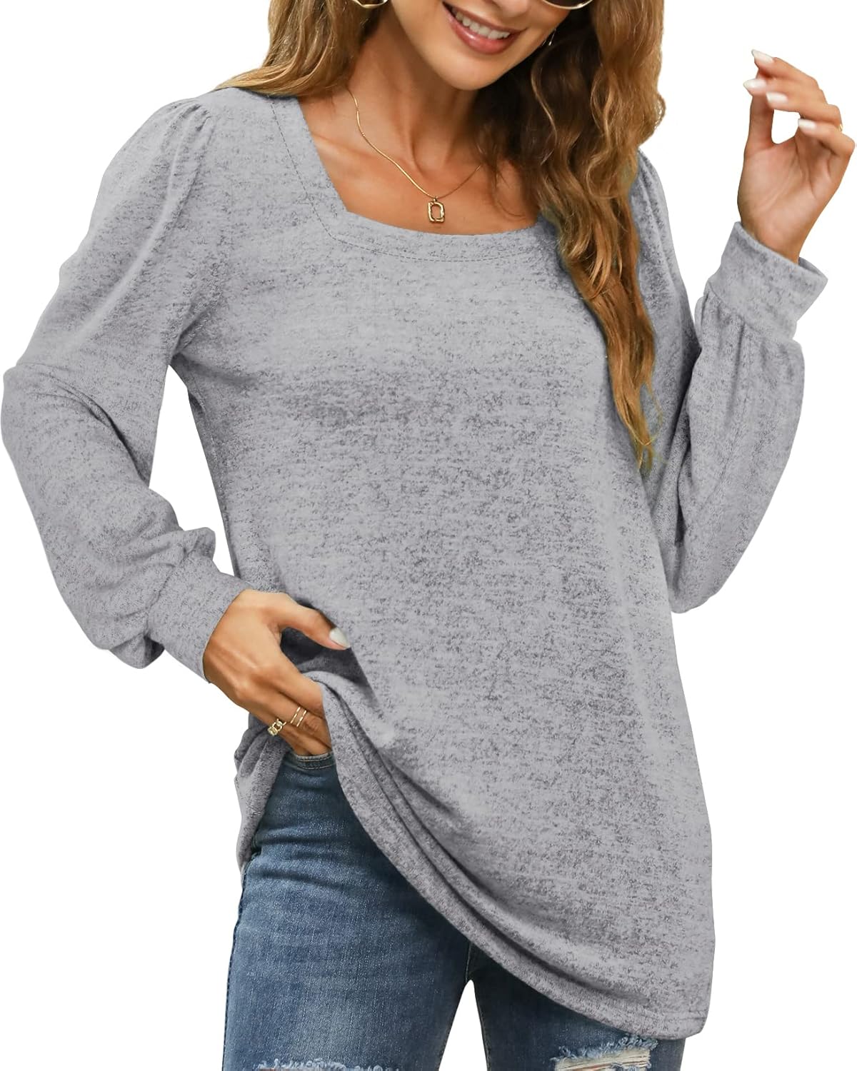 Maëlys - Women's Casual Long Sleeve Top