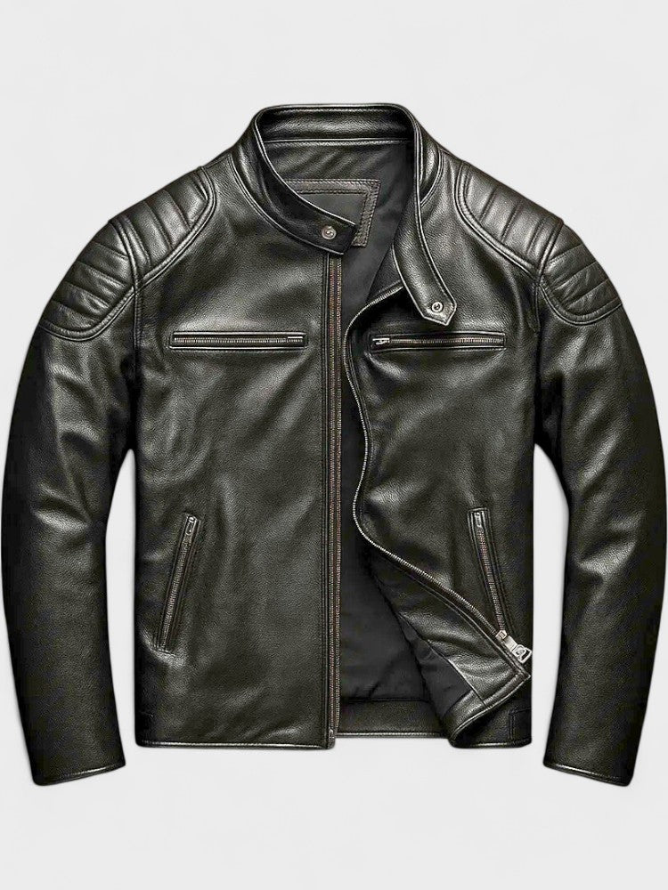 Xavier - Men's Vintage Leather Jacket