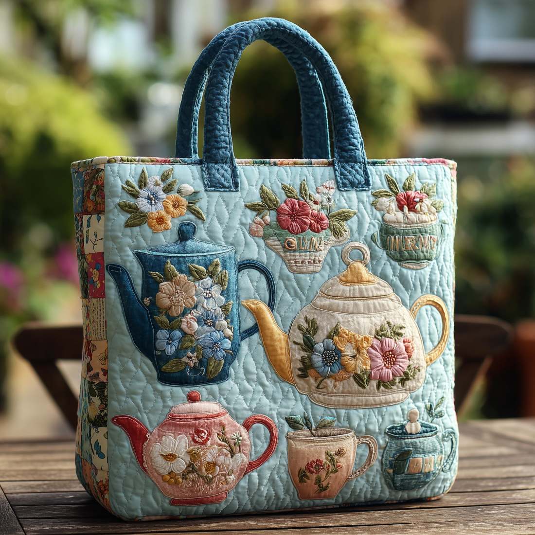 Gwenavella - Sac Artistique Avec Motif Floral 3D