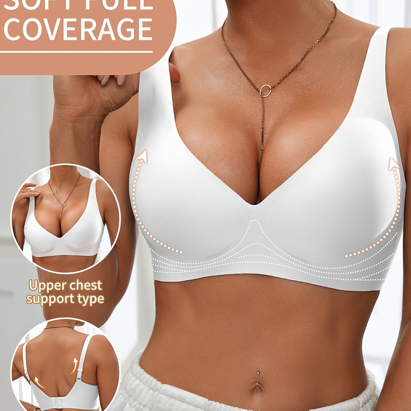 Isendra - High Coverage Comfort Push-Up Bra
