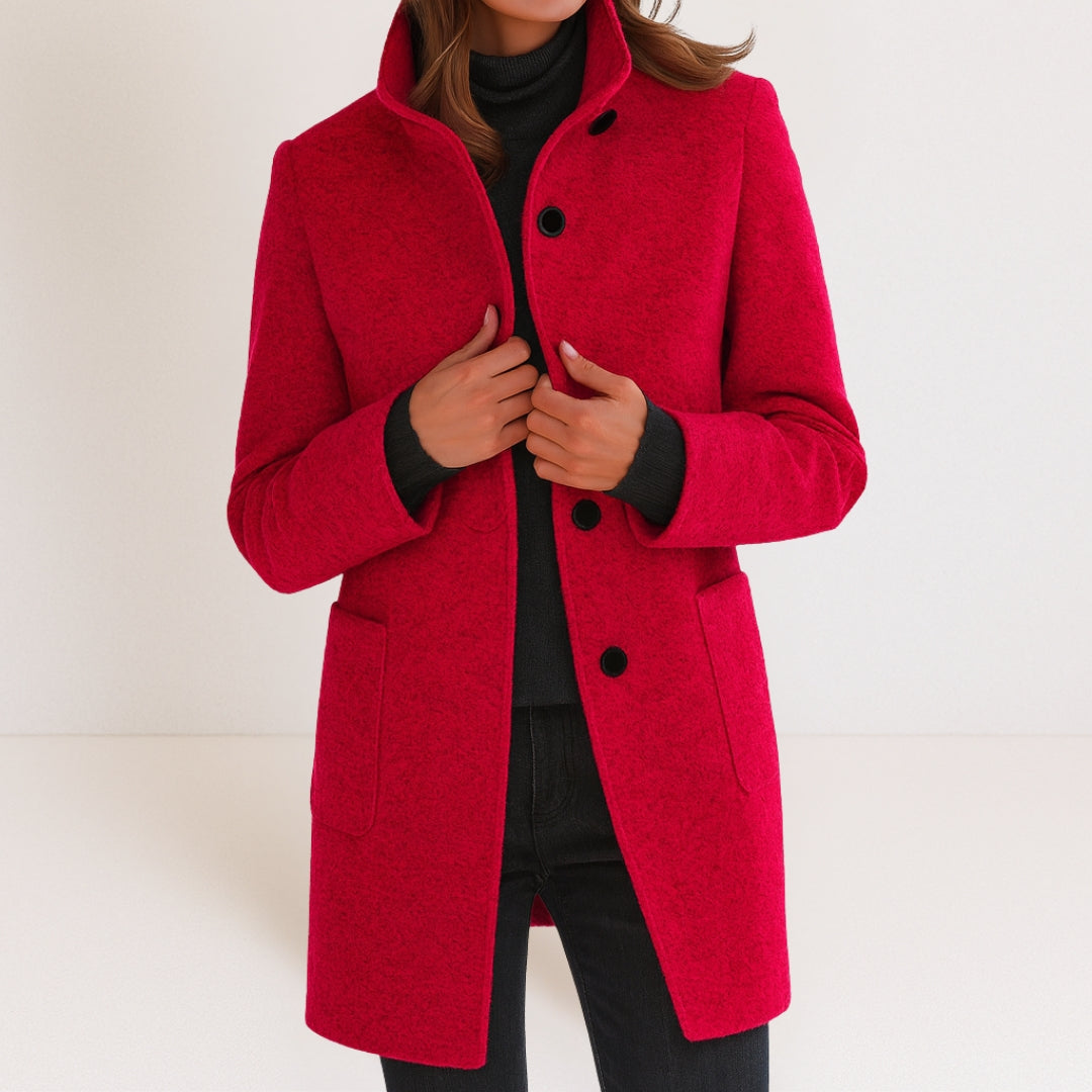 Kaloria - Women's Jacket with Stand-Up Collar