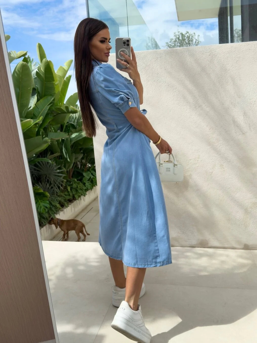 Daphne - Sunshine Denim Dress