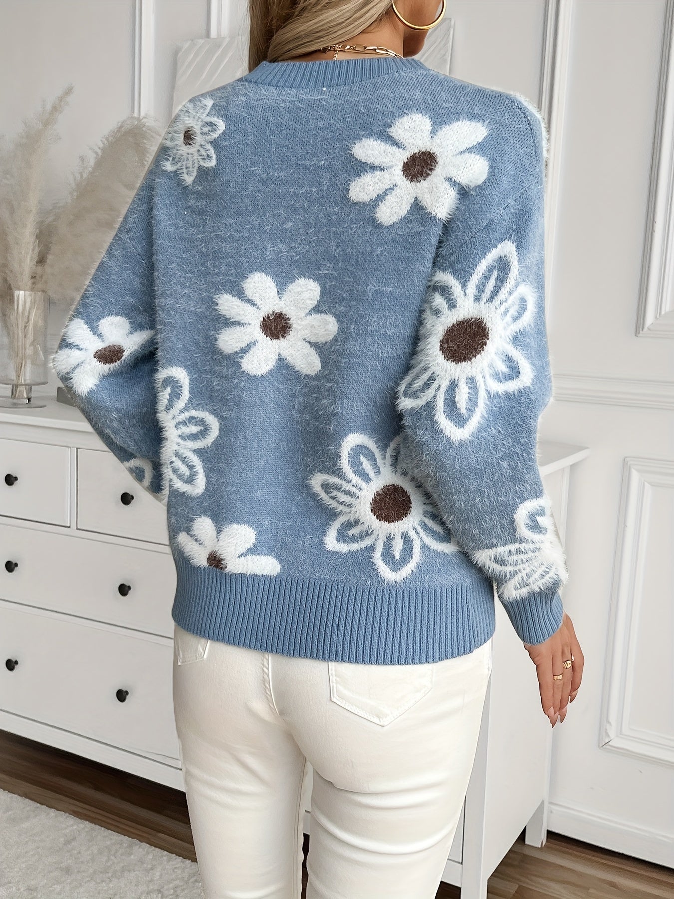 Madeleine - Pull floral pour femmes