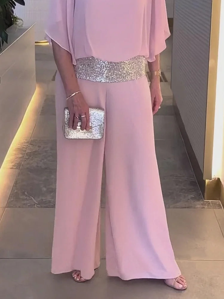 Joie™ - Elegant and modern women's pink sequin set