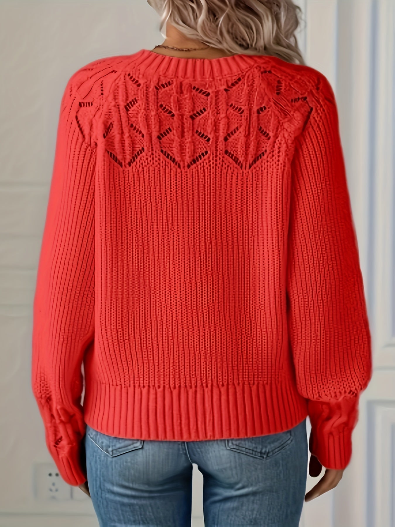 Joravelisse - Elegant Long-Sleeved Knit Sweater