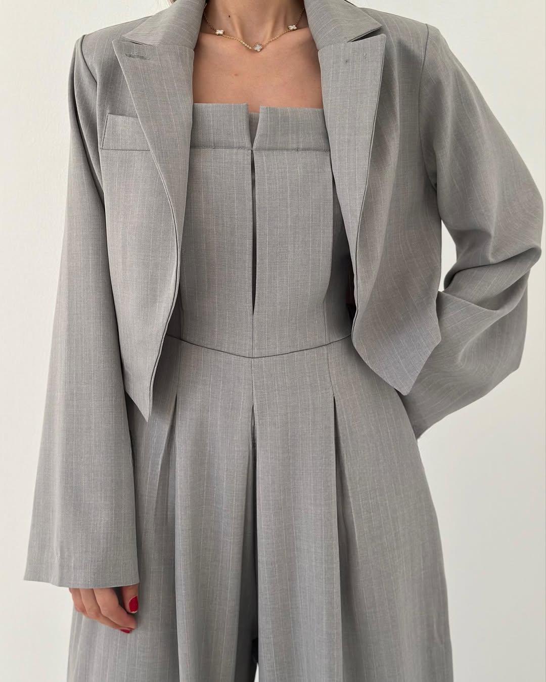 Cyravine - Women's Bustier and Jacket Set - Elegant and Trendy Style