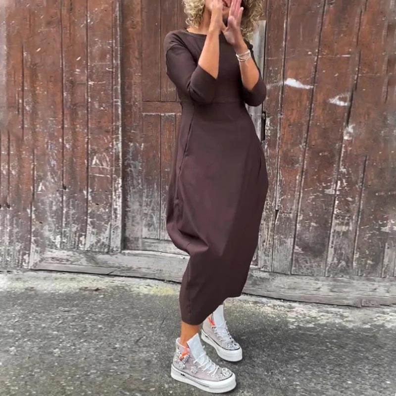 Selindrae - Robe femme avec poche élégante
