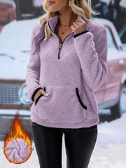 Bénédicte - Pull Sherpa Doux et Confortable