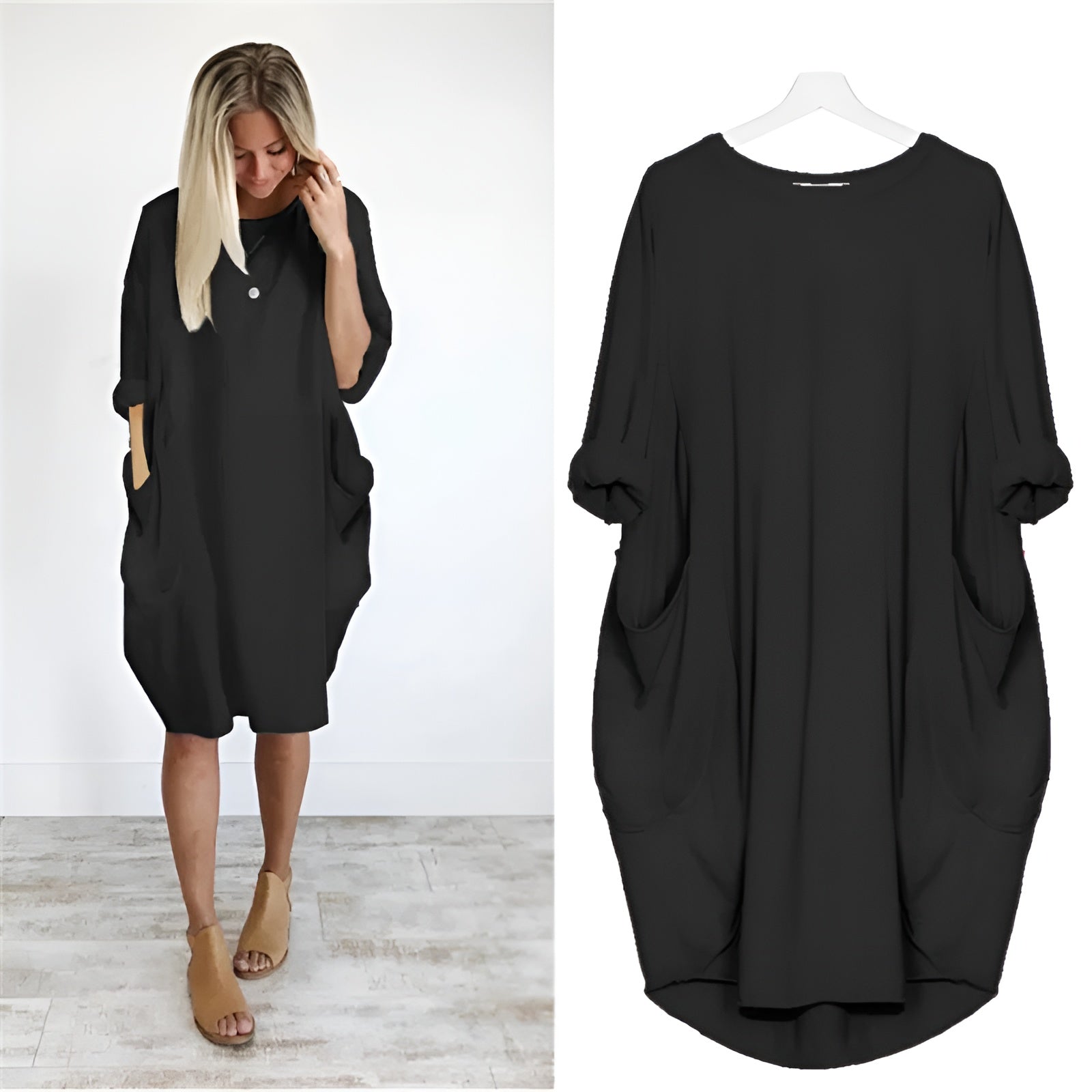 Axelle - Comfortable Dress with Pockets