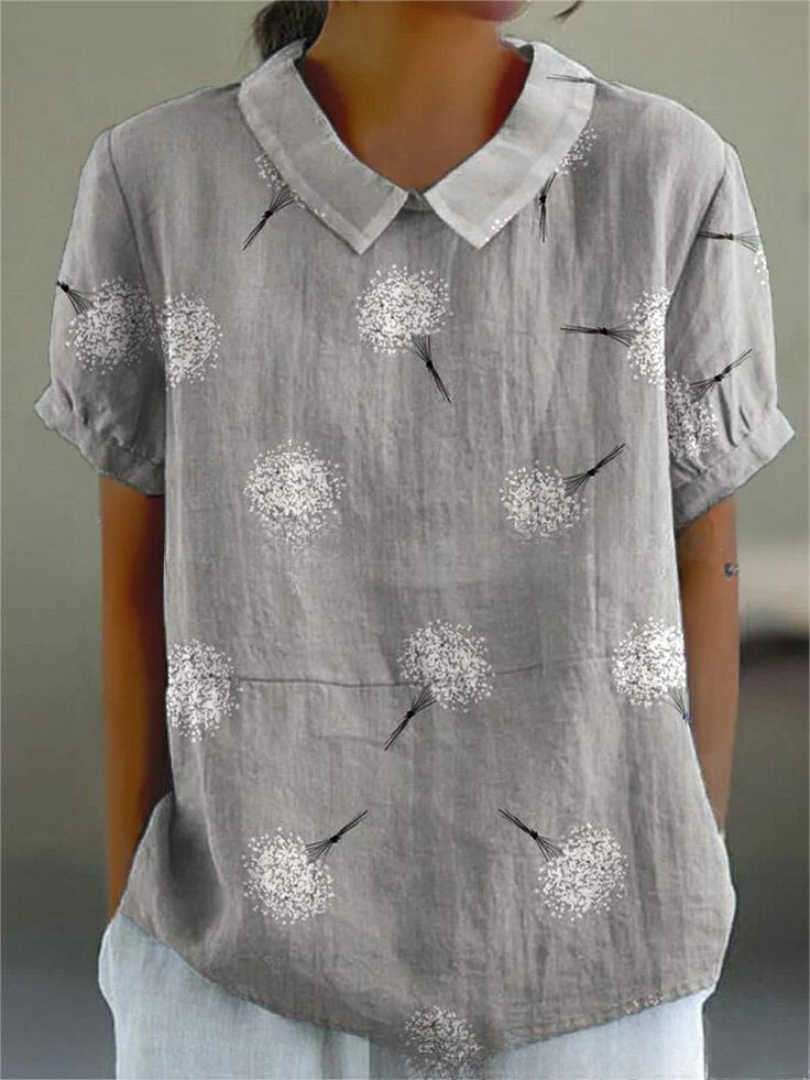 Ombeline - Elegant Floral Shirt
