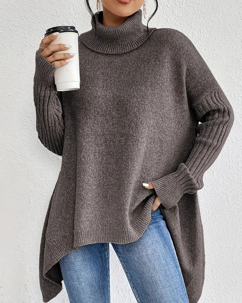 Quelissea - Women's Oversized Fleece Sweater