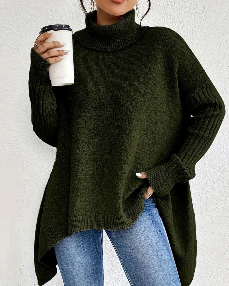 Quelissea - Women's Oversized Fleece Sweater