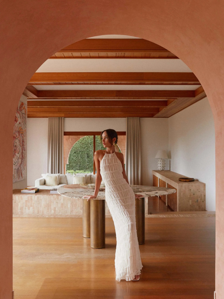 Olga - Robe Longue à Décolleté Halter