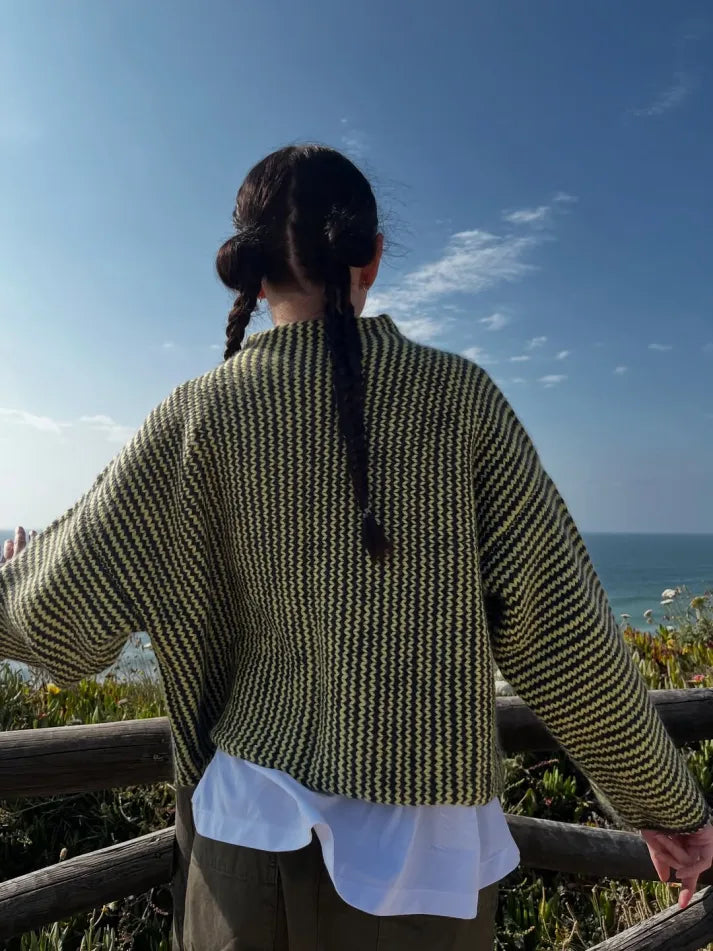 Brisalora - Cardigan En Tricot À Boutons Multicolores