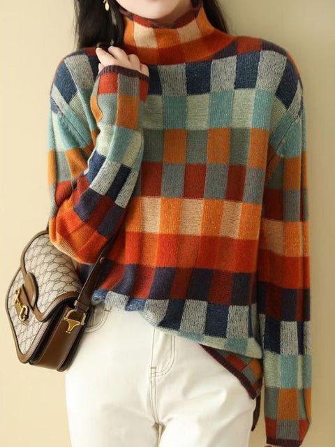 Hodierna - Pull Hiver Femme Géométrique