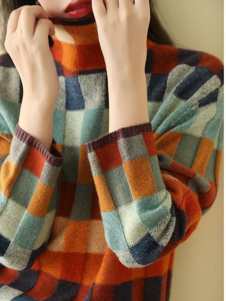 Hodierna - Pull Hiver Femme Géométrique