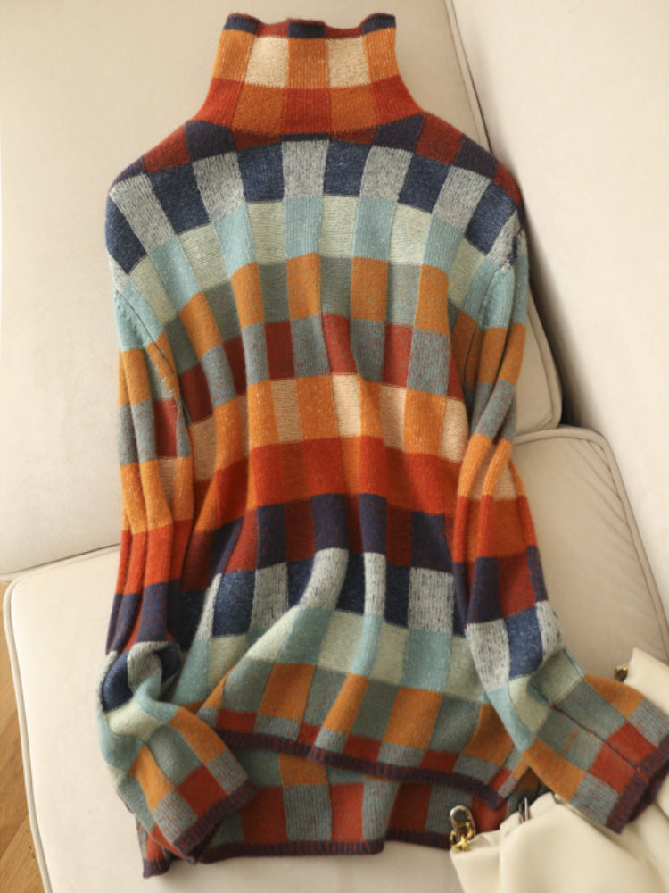 Hodierna - Pull Hiver Femme Géométrique