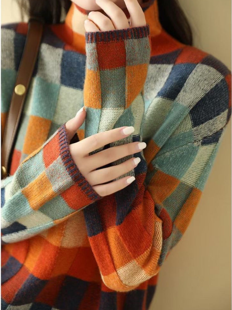 Hodierna - Pull Hiver Femme Géométrique