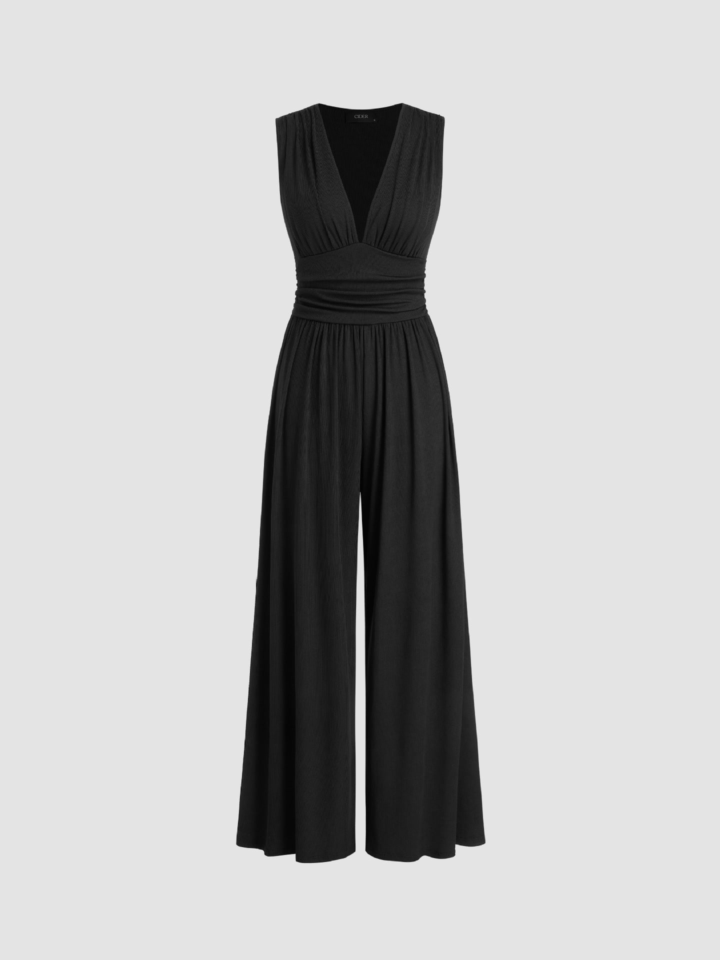 Selenae - Chic sleeveless wide-leg jumpsuit