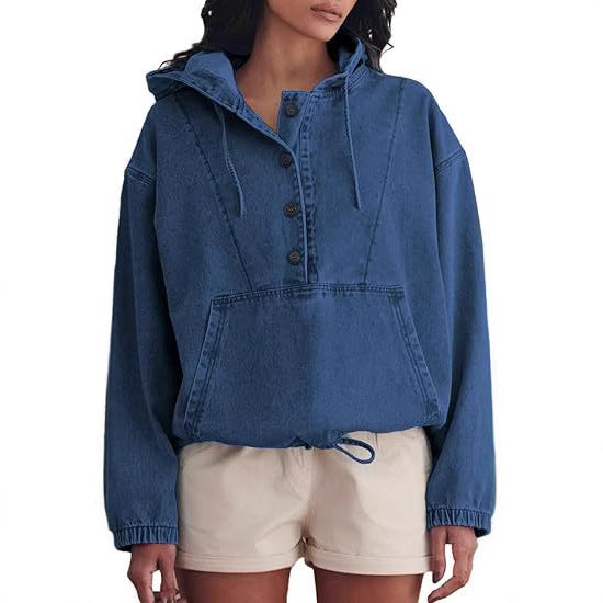 Quelinae - Women's Lightweight Hooded Jacket