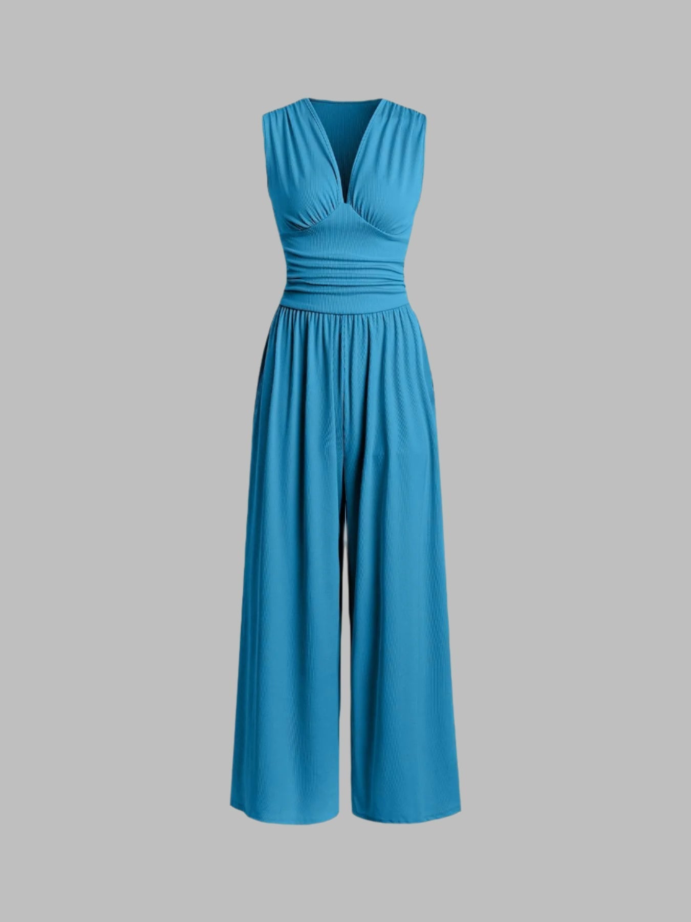 Selenae - Chic sleeveless wide-leg jumpsuit