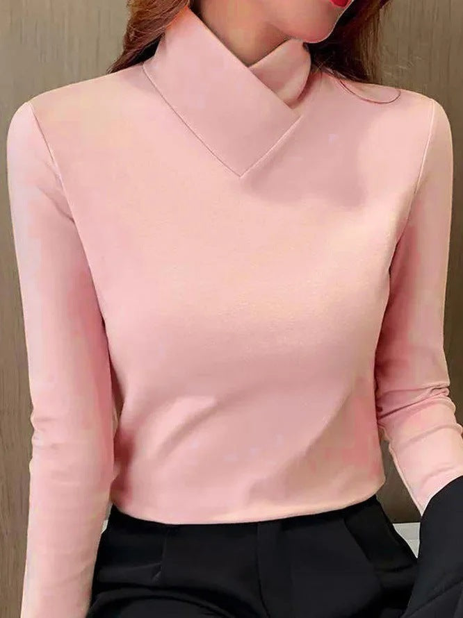 Melanie - Elegant High Neck Sweater