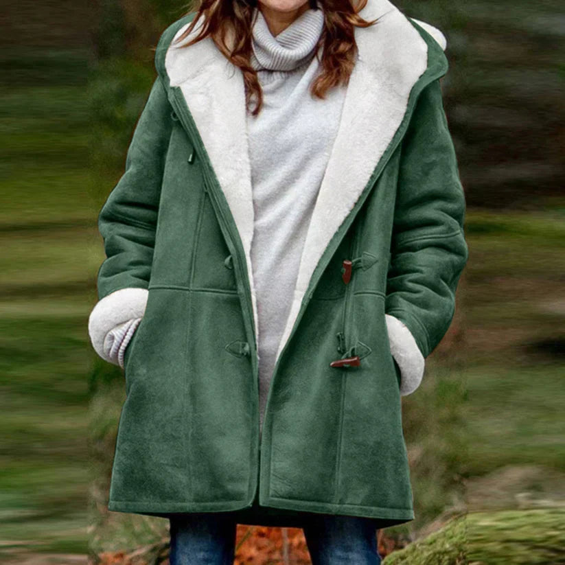 Ismira™ - Warm winter jacket with sherpa lining and hood