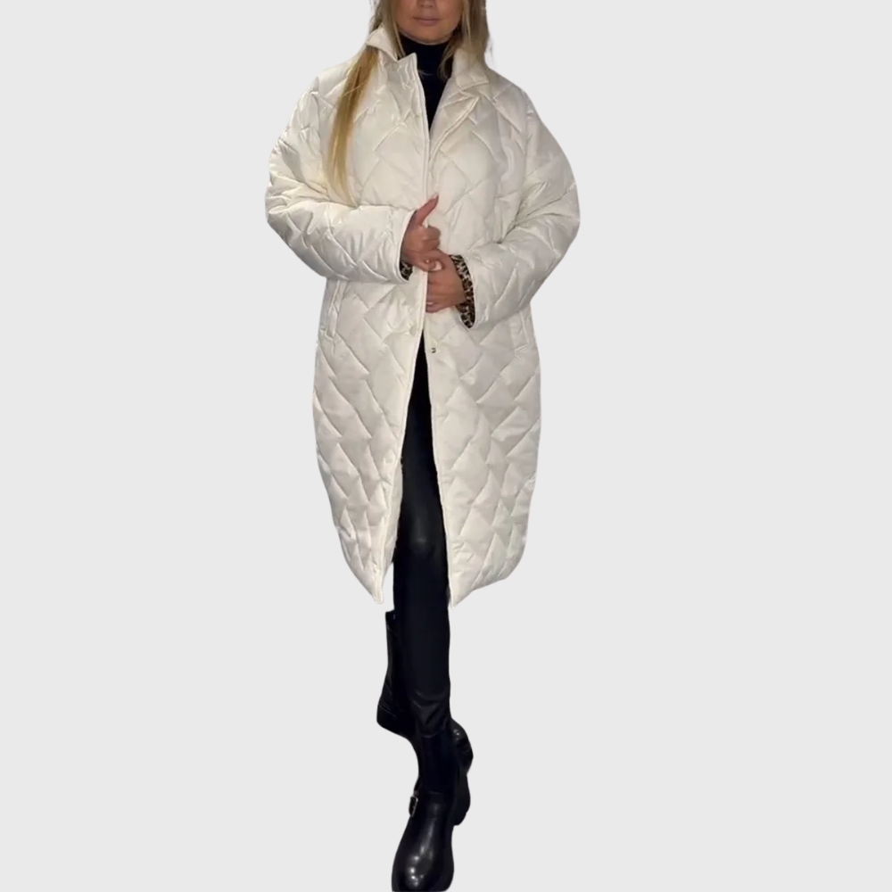 Alissara - Manteau Matelassé Réversible Élégant