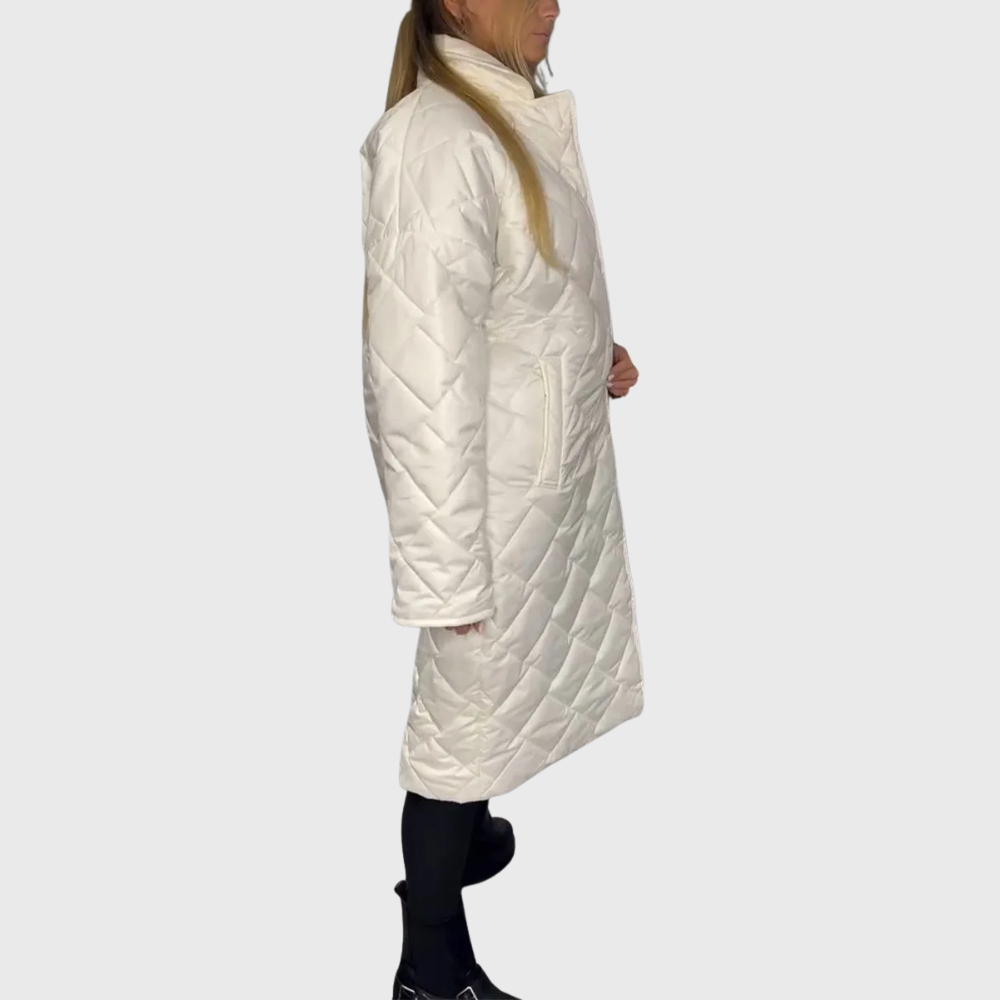 Alissara - Manteau Matelassé Réversible Élégant