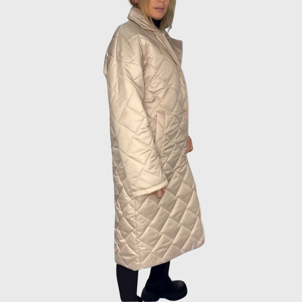 Alissara - Manteau Matelassé Réversible Élégant