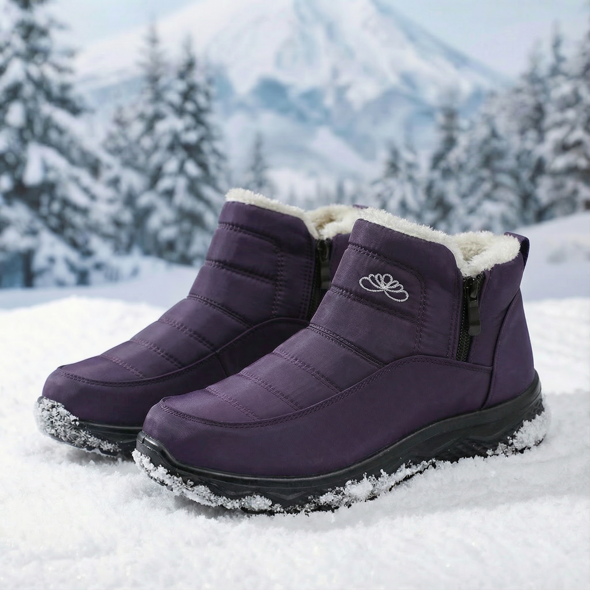 Oravellivra - Low Fleece Comfort Boots
