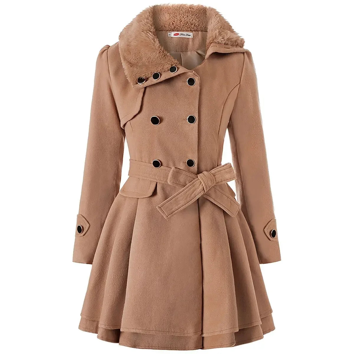 Mila - Slim Wool Coat, Elegance and Warmth