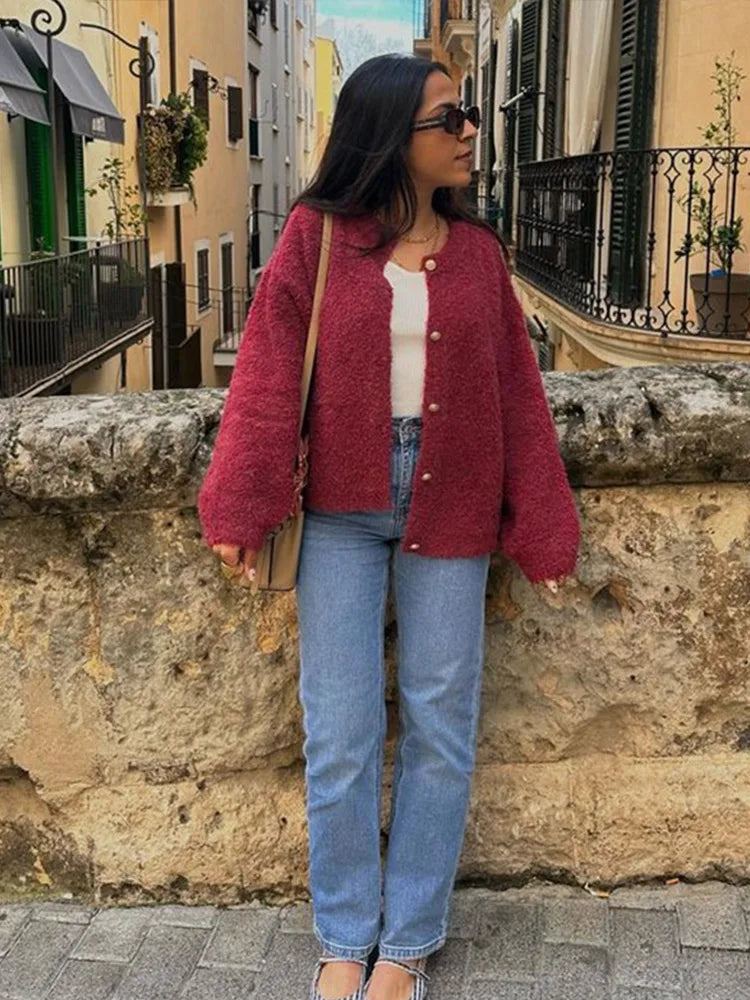 Jacinta - Cardigan classique vintage